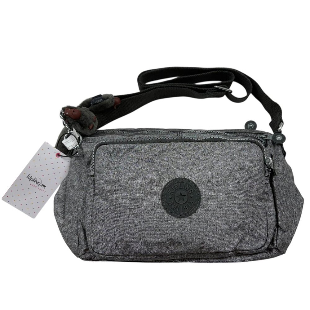 Kipling Charcoal Crossbody Bag